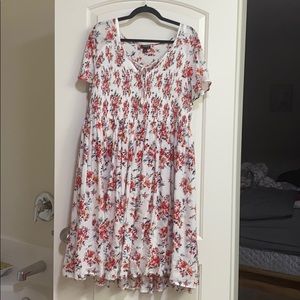 TORRID multi color floral dress size 3